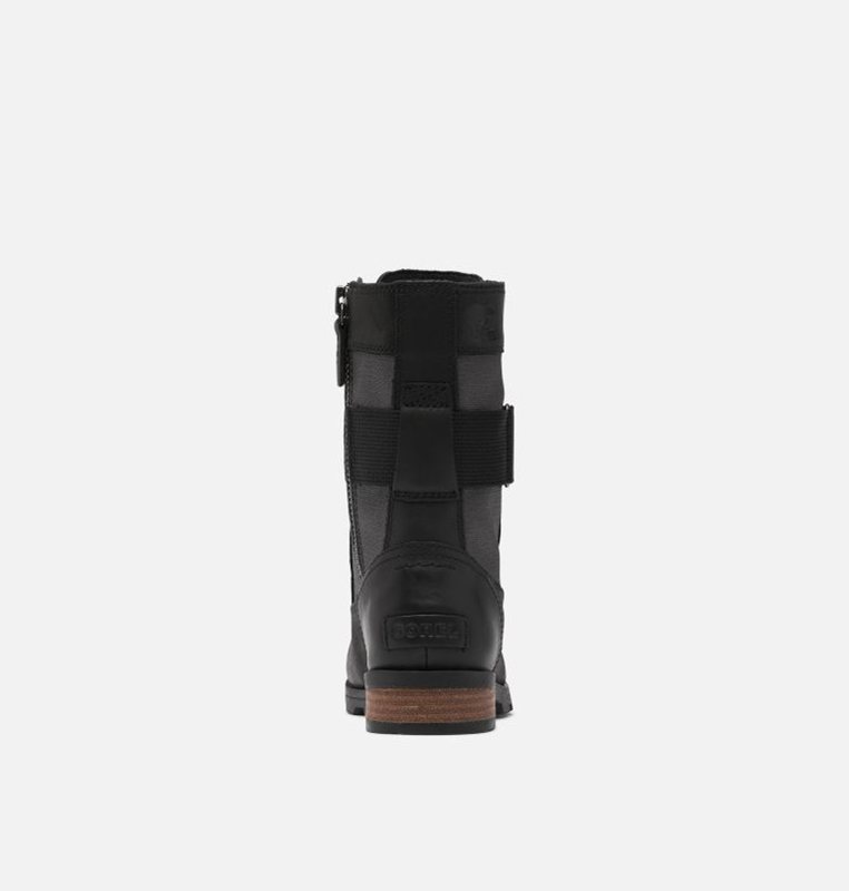 Sorel Emelie™ Conquest Low - Womens Rain Boots Black - 639780AIR